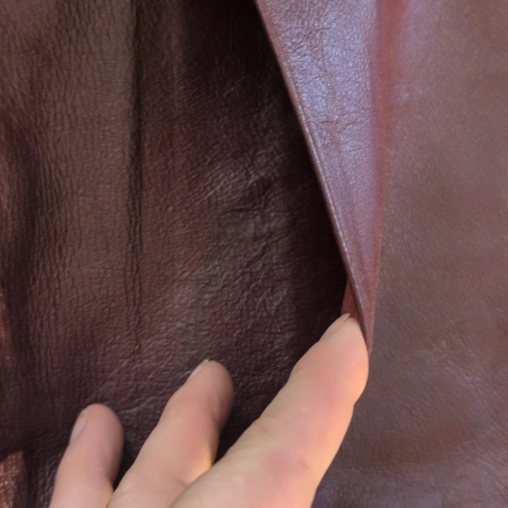 Burgundy Vinyl Bible Cover